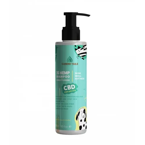 Candid Tails CBD šampūns suņiem 250ml - Produkta attēls 