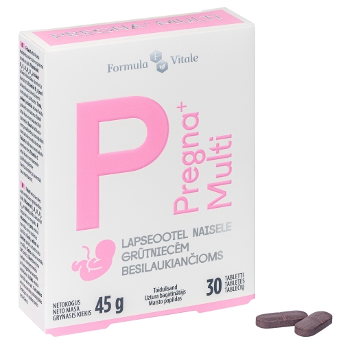 Product image of FORMULA VITALE Pregna+ Multi tabletes, 30 gab.