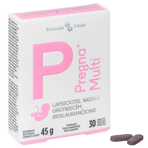 FORMULA VITALE Pregna+ Multi tabletes, 30 gab.