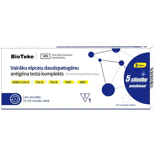BIOTEKE tests kombinētais, 1 gab