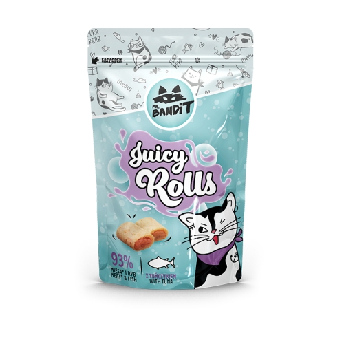 MR.BANDIT CAT MĪKSTI RULLĪŠI AR TUNČA PILDĪJUMU 40G - Produkta attēls