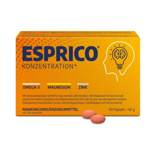 ESPRICO košļājamās augļu kapsulas, 60 gab.