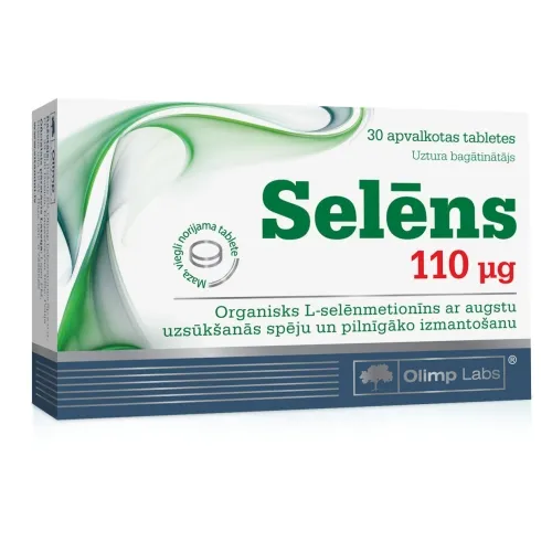 Product image of OLIMPLABS SELĒNS 110MCG TABLETES N30