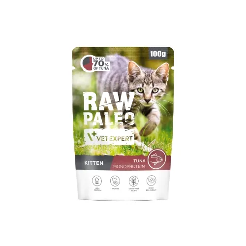 RAW PALEO KAĶĒNU PAC TUNCIS 100G - Produkta attēls 