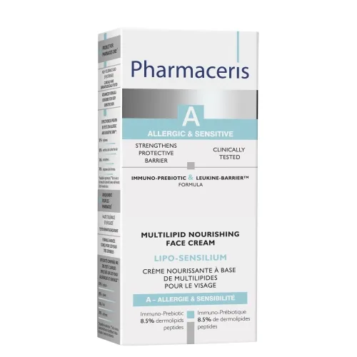 Product image of PHARMACERIS A.Lipo-Sensilium barojošs sejas krēms, 50 ml