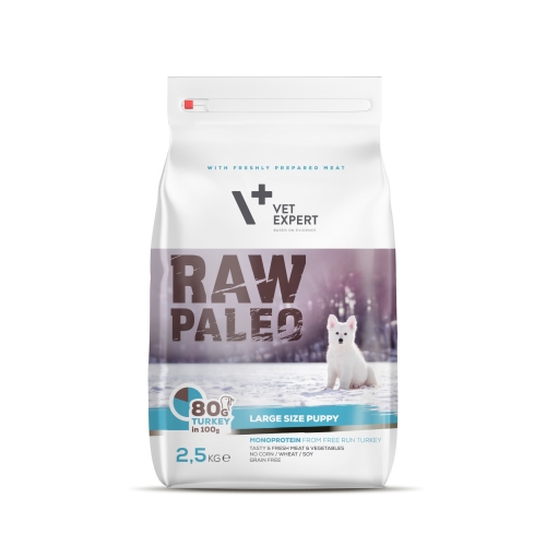 RAW PALEO KUCĒNU SAUSĀ B LARGE TĪTARS 2.5KG - Produkta attēls 