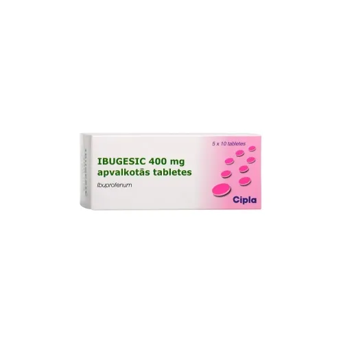 Product image of IBUGESIC 400 mg tabletes, 50 gab.