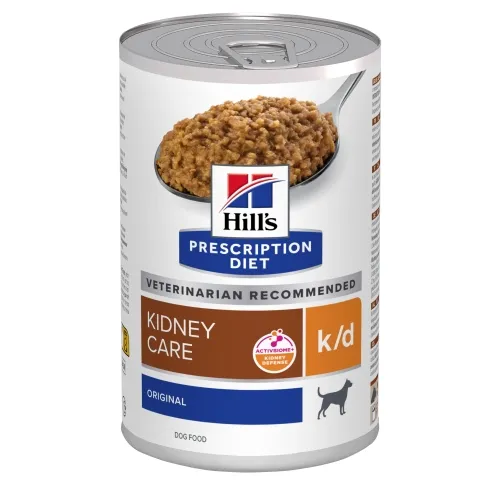 Hills PD suņu konservēta barība K/D oriģināla garša 350g