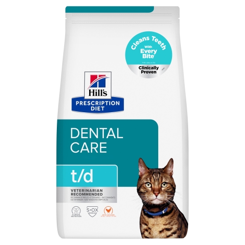 Product image of Hills PD kaķu sausā barība T/D vista 1.5kg