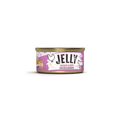 MR.BANDIT CAT JELLY KONS CHICKEN/BEEF /VISTA/LIELL ŽELEJĀ 80G /1681 - Produkta attēls 