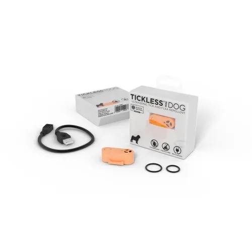 Tickless MINI Dog ultraskaņas repelenta ierīce, persiku (USB lādējama) - Produkta attēls 2