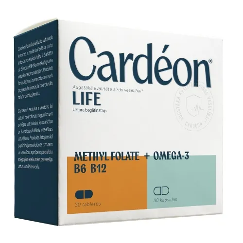 CARDEON Life kapsulas, 60 gab - Produkta attēls 