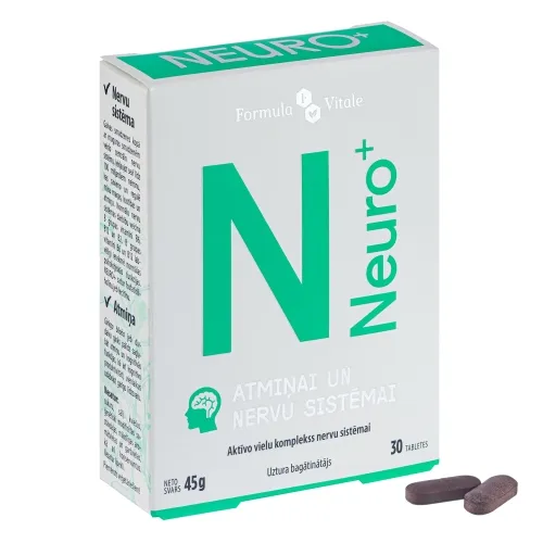 Product image of FORMULA VITALE Neuro+ tabletes, 30 gab.