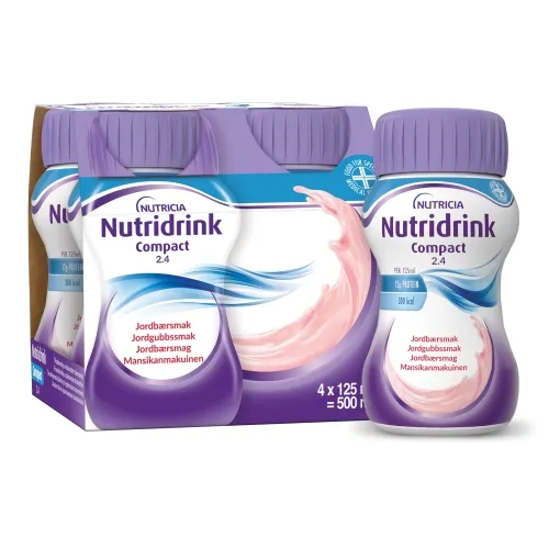 Product image of NUTRIDRINK ar zemeņu garšu, 125 ml