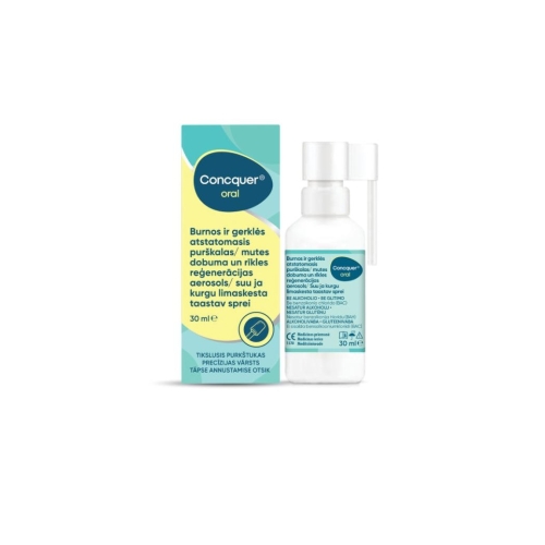 Product image of CONCQUER Oral mutes un kakla aerosols, 30 ml