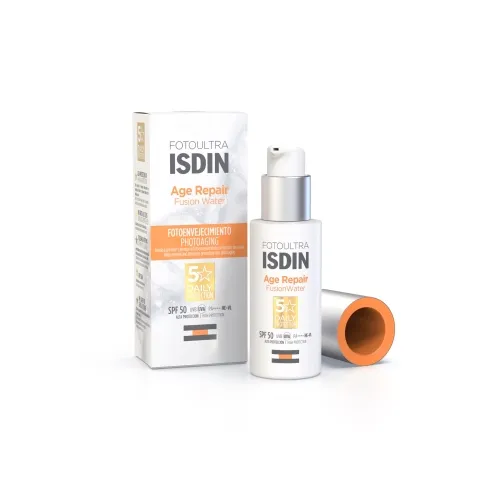 ISDIN Foto Ultra Age Repair saules aizsarglīdzeklis SPF50, 50 ml - Produkta attēls 