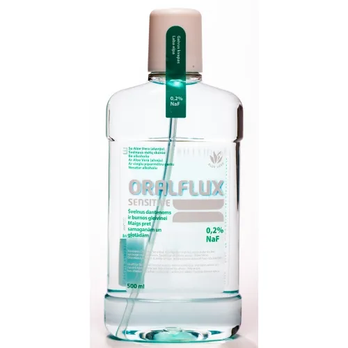 Product image of ORALFLUX Sensitive mutes dobuma skalojamais līdzeklis, 500 ml