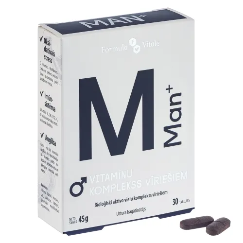 FORMULA VITALE Man+ tabletes, 30 gab.