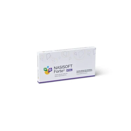 Product image of NASISOFT FORTE 3 Hyal sterils šķīdums inhalācijām un intranazālai lietošanai, 10*4 ml