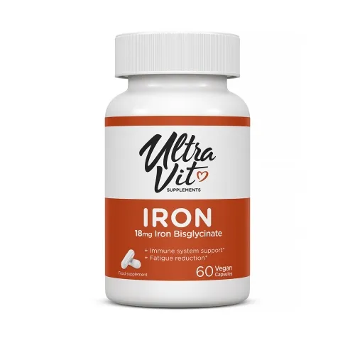 ULTRAVIT Iron kapsulas, 60 gab - Produkta attēls 