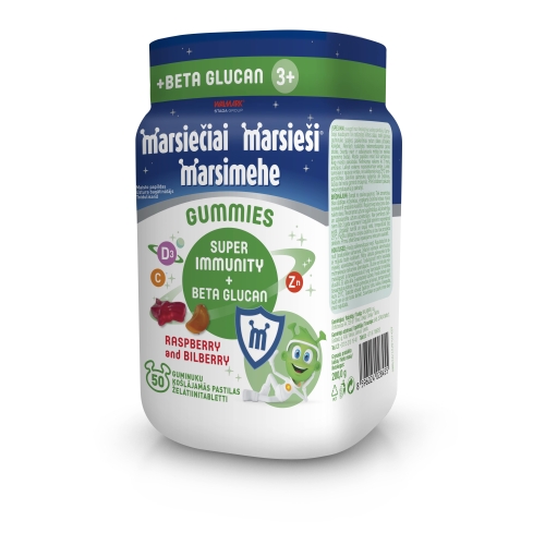 Product image of MARSIEŠI® Super Immuno košļ. pastilas, 50 gab.