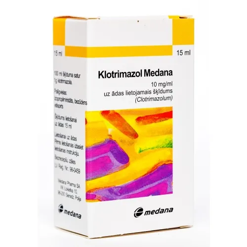 CLOTRIMAZOLUM SOL 1% 15ML-MEDANA