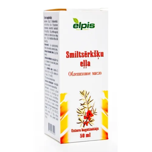 ELPIS Smiltsērkšķu eļļa, 50 ml