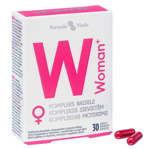 Product image of FORMULA VITALE Woman+ kapsulas, 30 gab.