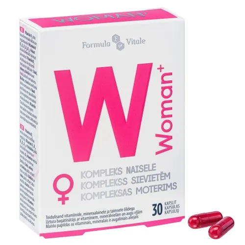 Product image of FORMULA VITALE Woman+ kapsulas, 30 gab.