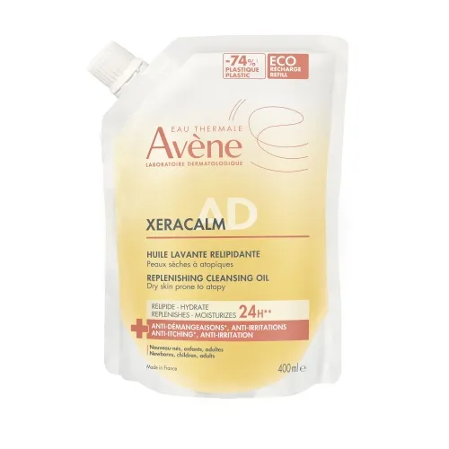 Product image of AVENE Xeracalm A.D. lipīdus atjaunojoša attīroša eļļa, uzpilde, 400 ml