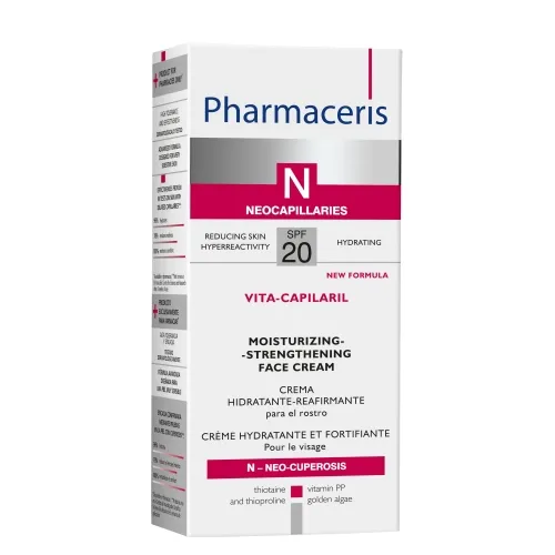 Product image of PHARMACERIS N.Vita-Capilaril mitrinošs sejas krēms, 50 ml