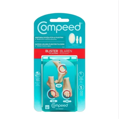 COMPEED® dažāda lieluma plāksteri tulznām, 5 gb. - Produkta attēls 