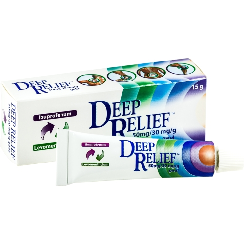 Product image of DEEP RELIEF (IBUPROFEN) GĒLS 50G