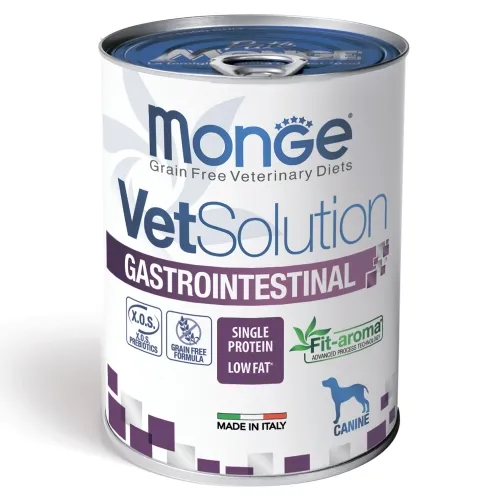MONGE VETSOLUTION SUŅU KONS GASTROINTESTINAL 400G - Produkta attēls 
