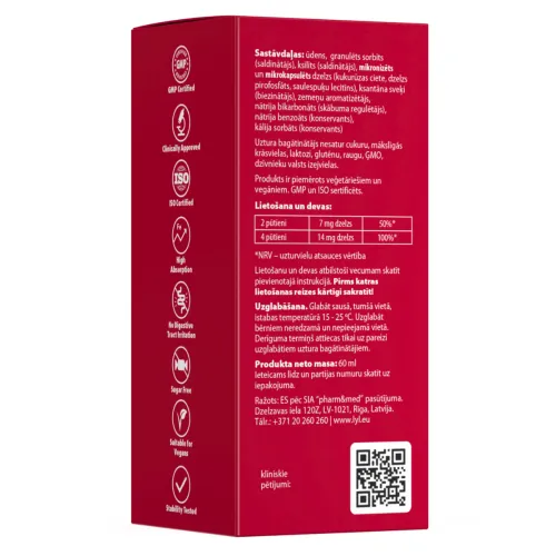 LYL F26 SPRAY® iron boost (30 devas), sprejs, 60 ml - Produkta attēls 1