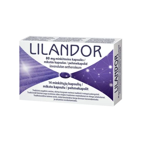 Product image of LILANDOR 80 mg kapsulas, 14 gab.