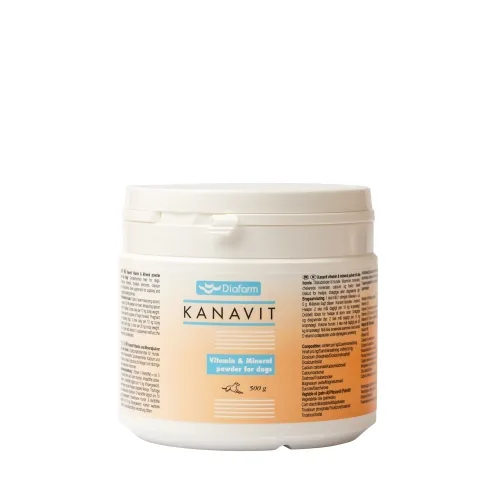 Product image of Diafarm Kanavit Vitamin&Mineral pulveris suņiem 500g