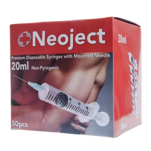 NEOJECT syringe 20 ml + adata 21 g, 50 gab. - Produkta attēls 