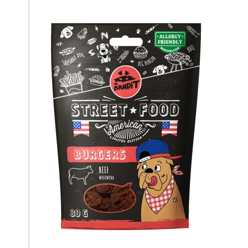 MR.BANDIT STREET FOOD BURGERS AR LIELLOPU 80G - Produkta attēls 