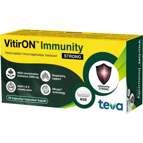 Product image of VITIRON™ Immunity Strong kapsulas, 30 gab.