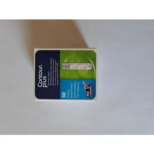 Product image of CONTOUR PLUS GLIKĒMIJAS TESTSRĒMELES