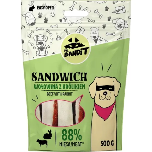 MR.BANDIT SANDWICH KĀRTAINS LIELLOPS AR TRUSI 500G