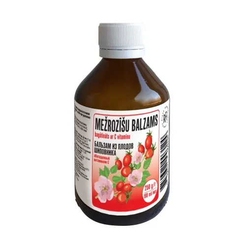 Product image of RFF mežrozīšu balzāms ar C vitamīnu, 190 ml