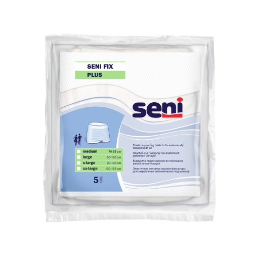 SENI FIX PLUS fiksējošās tīkliņbiksītes, L izmērs, 5 gab. - Produkta attēls 