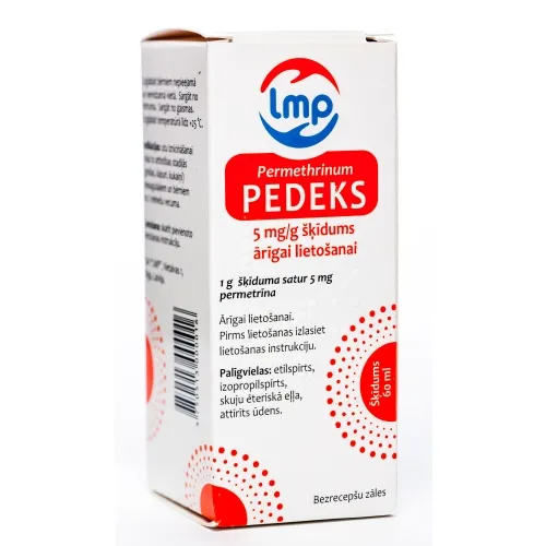 Product image of Pedeks 5 mg/g šķīdums ārīgai lietošanai