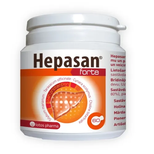 Product image of Hepasan Forte kapsulas, 60 gab