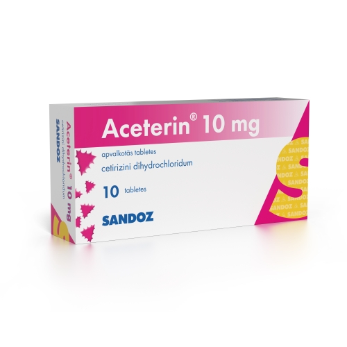 Product image of ACETERIN 10 mg tabletes, 10 gab.