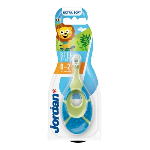 Product image of JORDAN "Step 0-2 gadi" zīdaiņu zobu birste-graužamais, īpaši mīksta