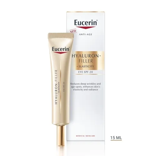EUCERIN Hyaluron-Filler + Elasticity acu krēms ar SPF20, 15 ml