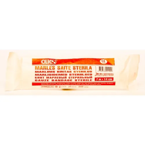 SAITE MARLES STERILA 7Mx14CM (OLKO)